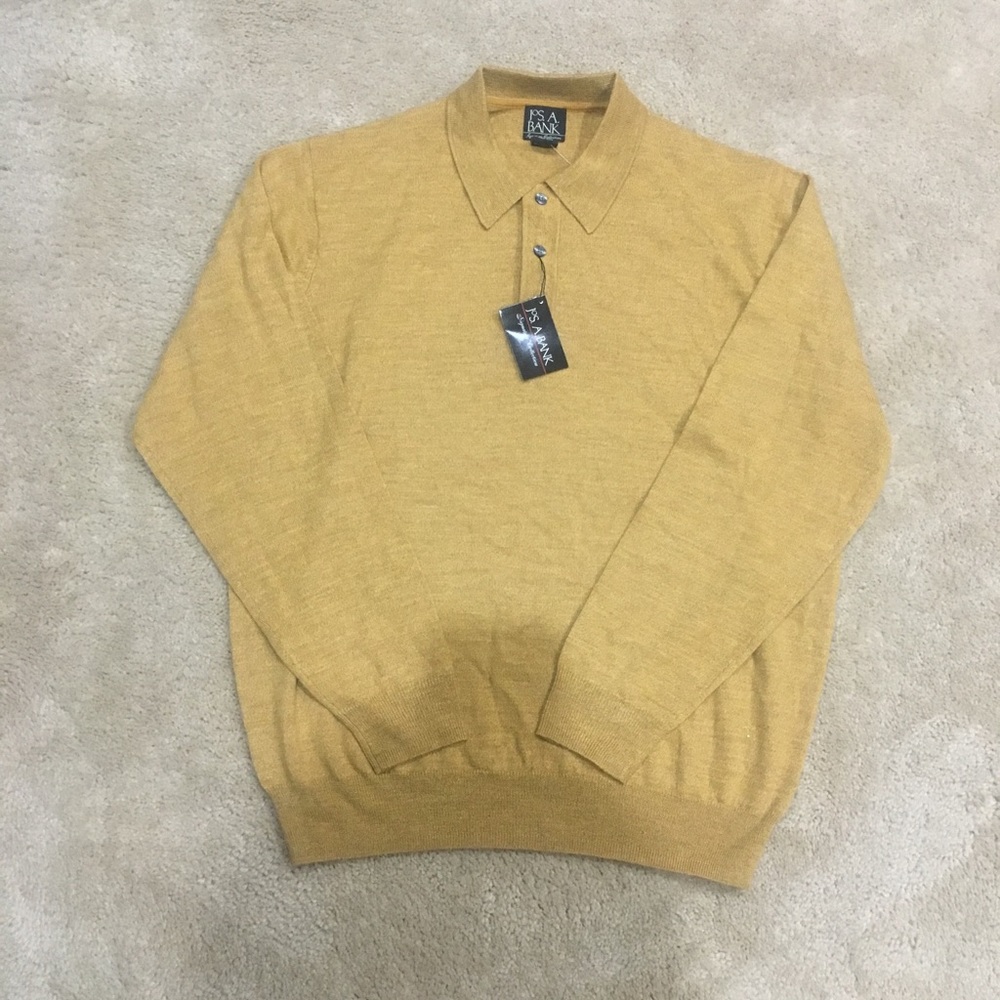 JOS A Bank Italian Merino Wool Men’s Sweater